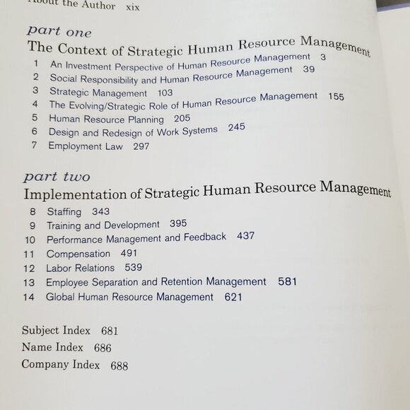 Strategic Human Resource Management  Hardcover By Mello, Jeffrey A. - GUC - Picture 4 of 6